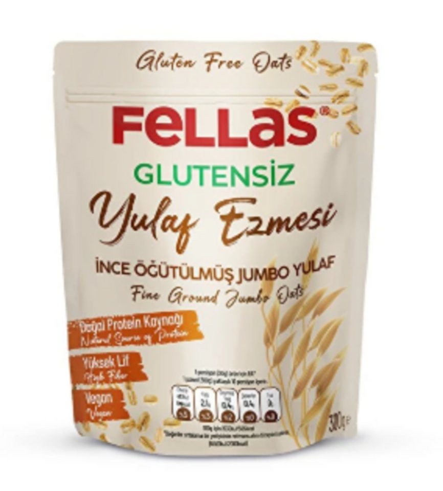 FELLAS GLUTENSİZ YULAF EZMESİ 300 GR